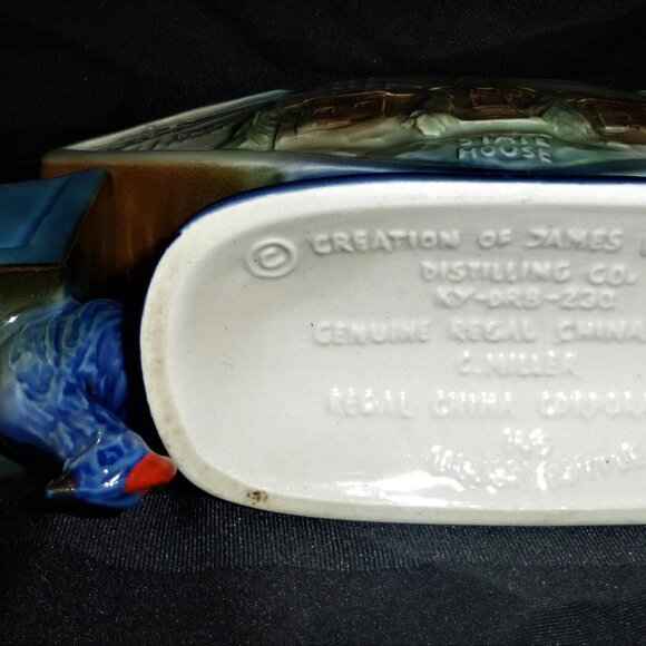 Rare 1972 BLUE HEN STATE Kentucky Straight Bourbon Whiskey Bottle Creation of Ja - Picture 7 of 7